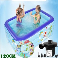 120 cm Baby Swimming Pool With Air Pumper and Ring